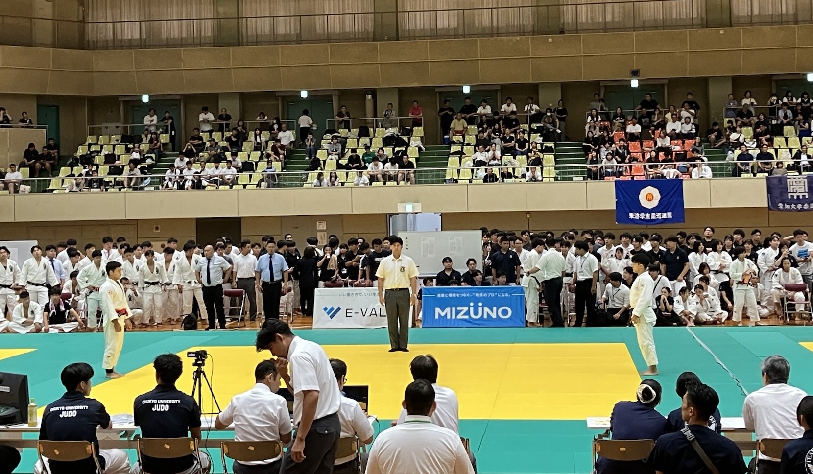 東海学生柔道体重別選手権大会にご招待いただきました